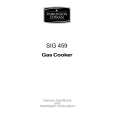 PARKINSON COWAN SiG459CL Instrukcja Obsługi